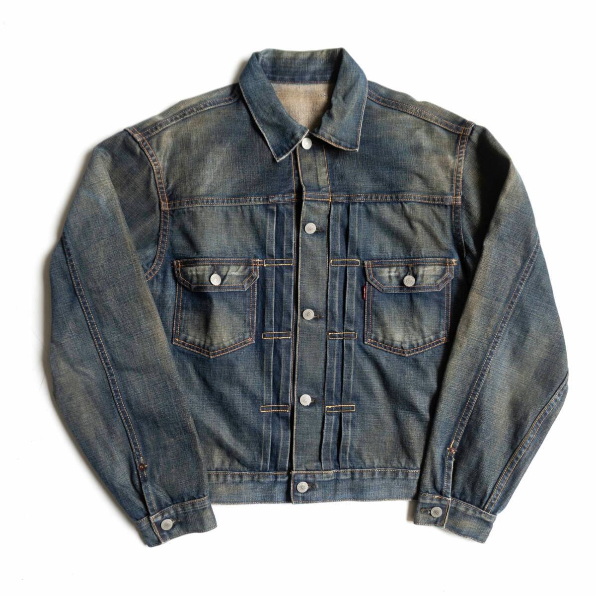 濃紺/ビッグサイズ】LEVI'S RED【1st coat デニム サックコート】L