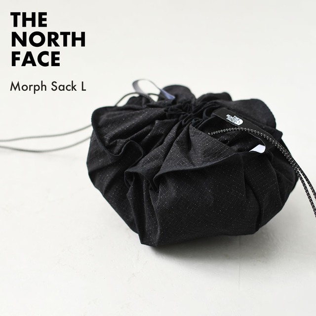 THE NORTH FACE [ザ ノースフェイス正規代理店] Morph Sack L [NN22600] モルフサックL・巾着型ポーチ・ナイロンポーチ・アウトドア・MEN'S / LADY'S [2026AW]