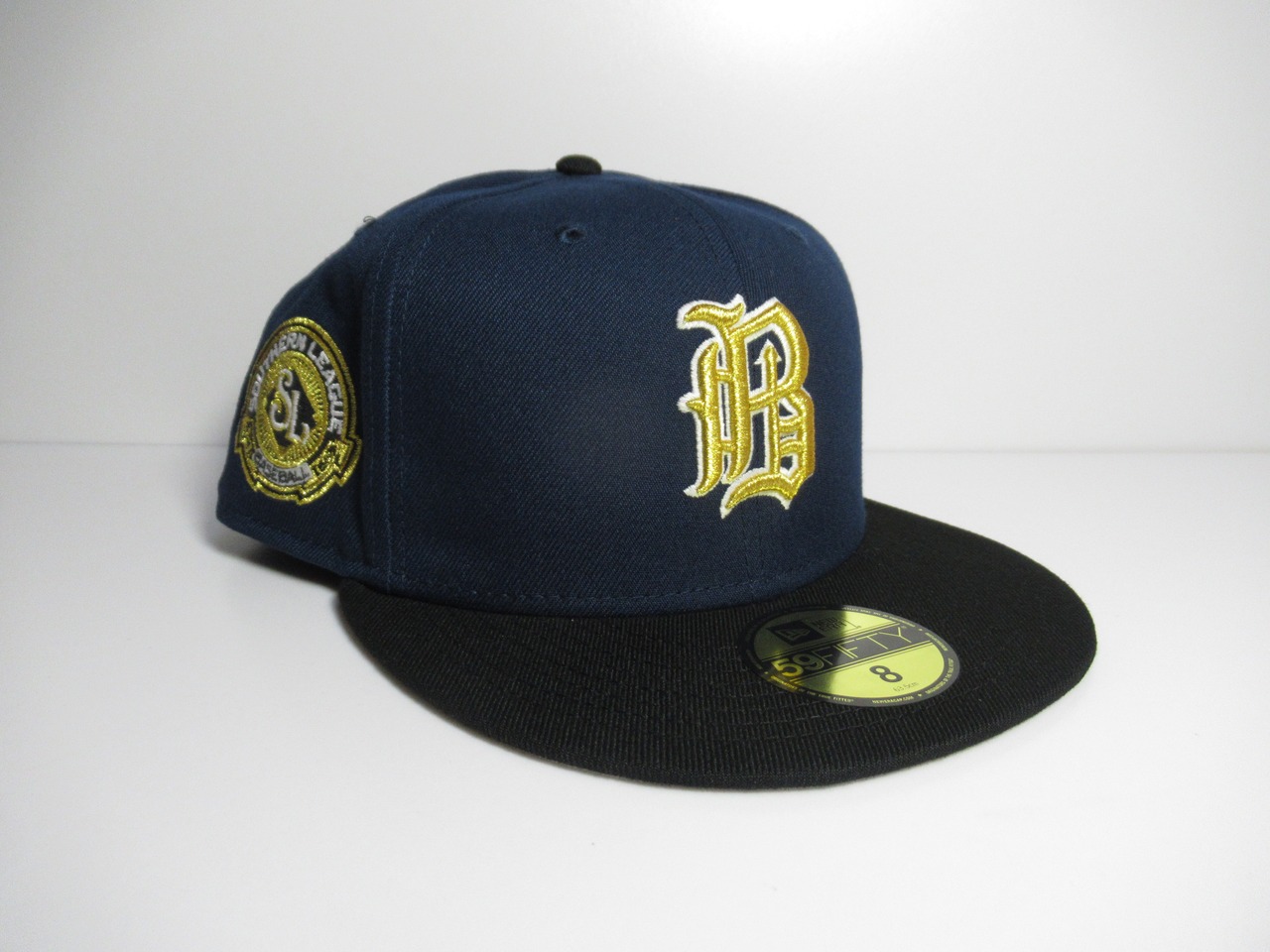 NEW ERA 59fifty Birmingham Barons　バーミングハム・バロンズ　Ocean Blue×Black
