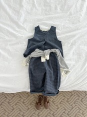 【取寄/韓国直送】minirobe 26/SM ダイアデニムタンクトップ|夏服|韓国子供服