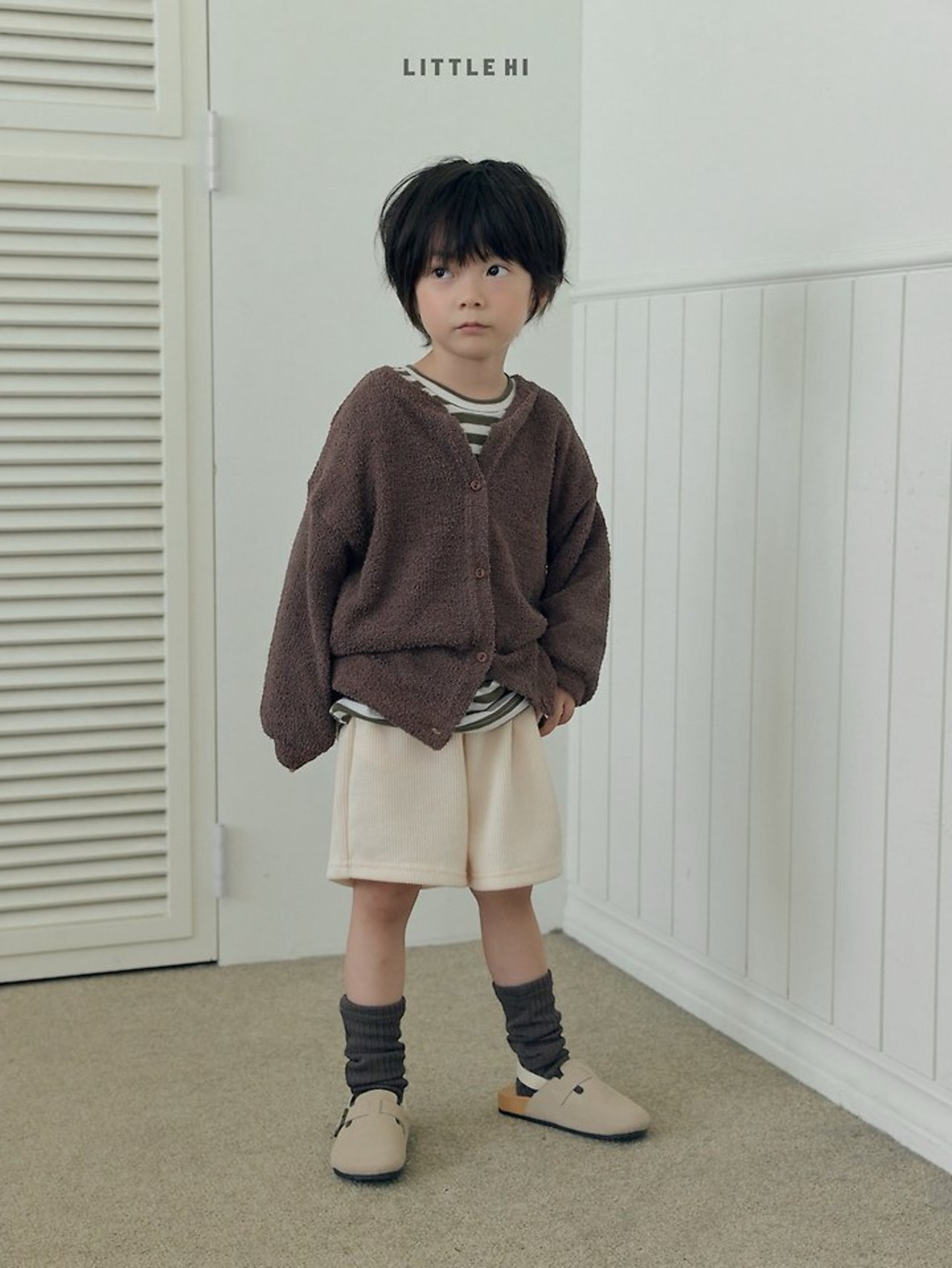 【取寄】LITTEL HI モングルカーディガン｜秋服｜韓国子供服｜26/AT
