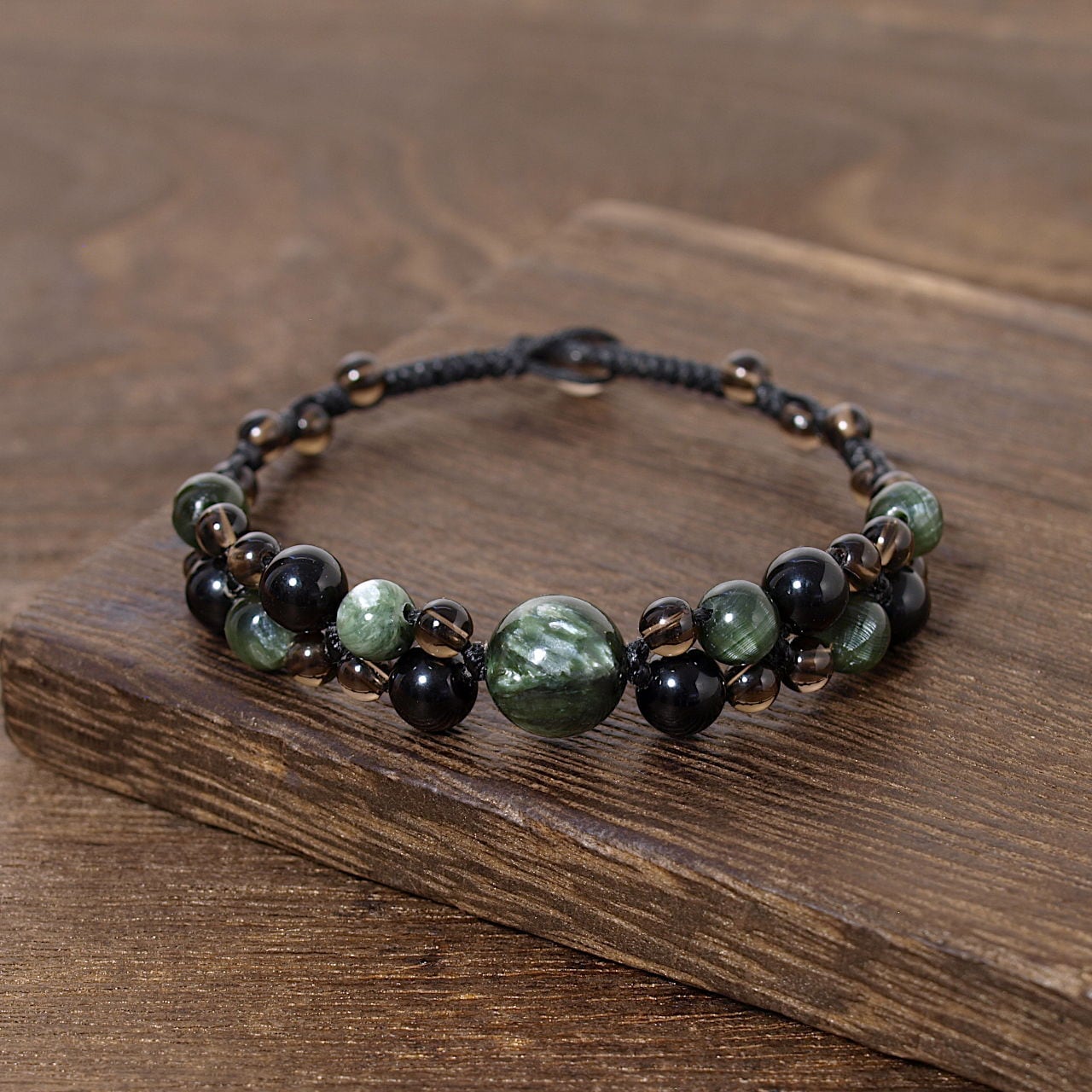 モリオン＋ルチルクォーツ＋スモーキークォーツペンダントトップ