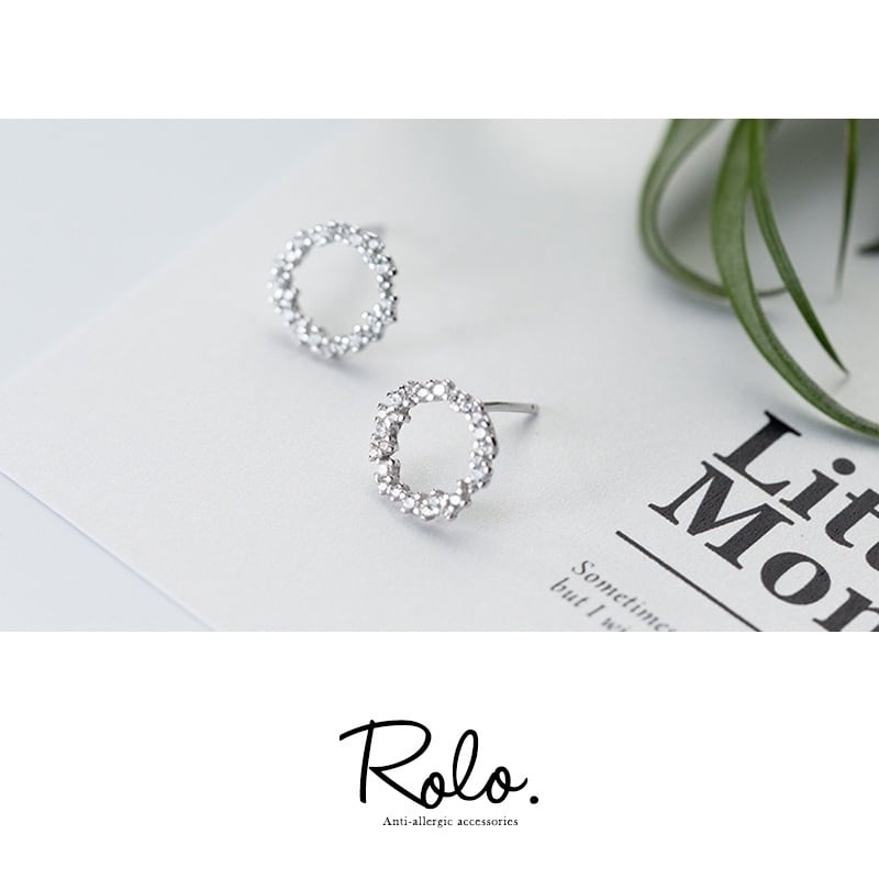 衣装協力】CZサークルピアス シルバー925 | Roloshop BASE店