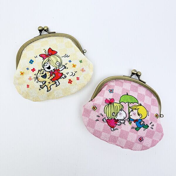 水森亜土 がま口財布 あいあい傘 日本製 | キャラクターグッズの