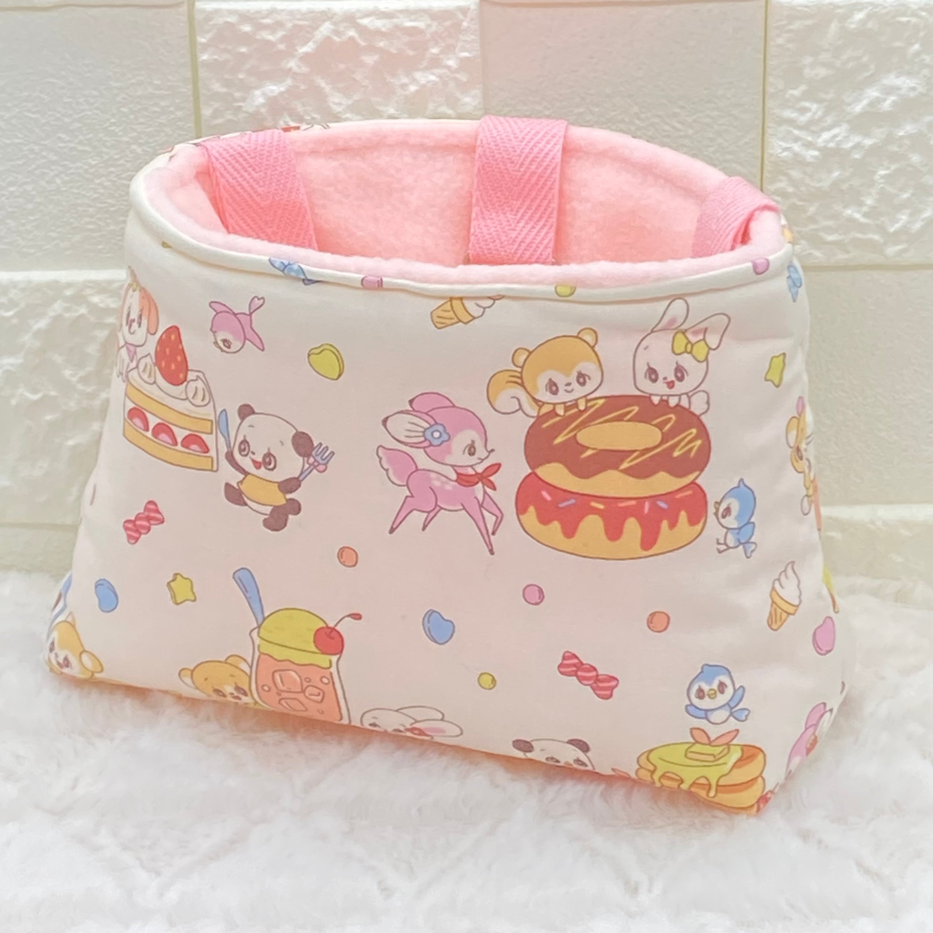 フクロモモンガ ポーチ ダブルサイズ | ぷくぷくインテリア
