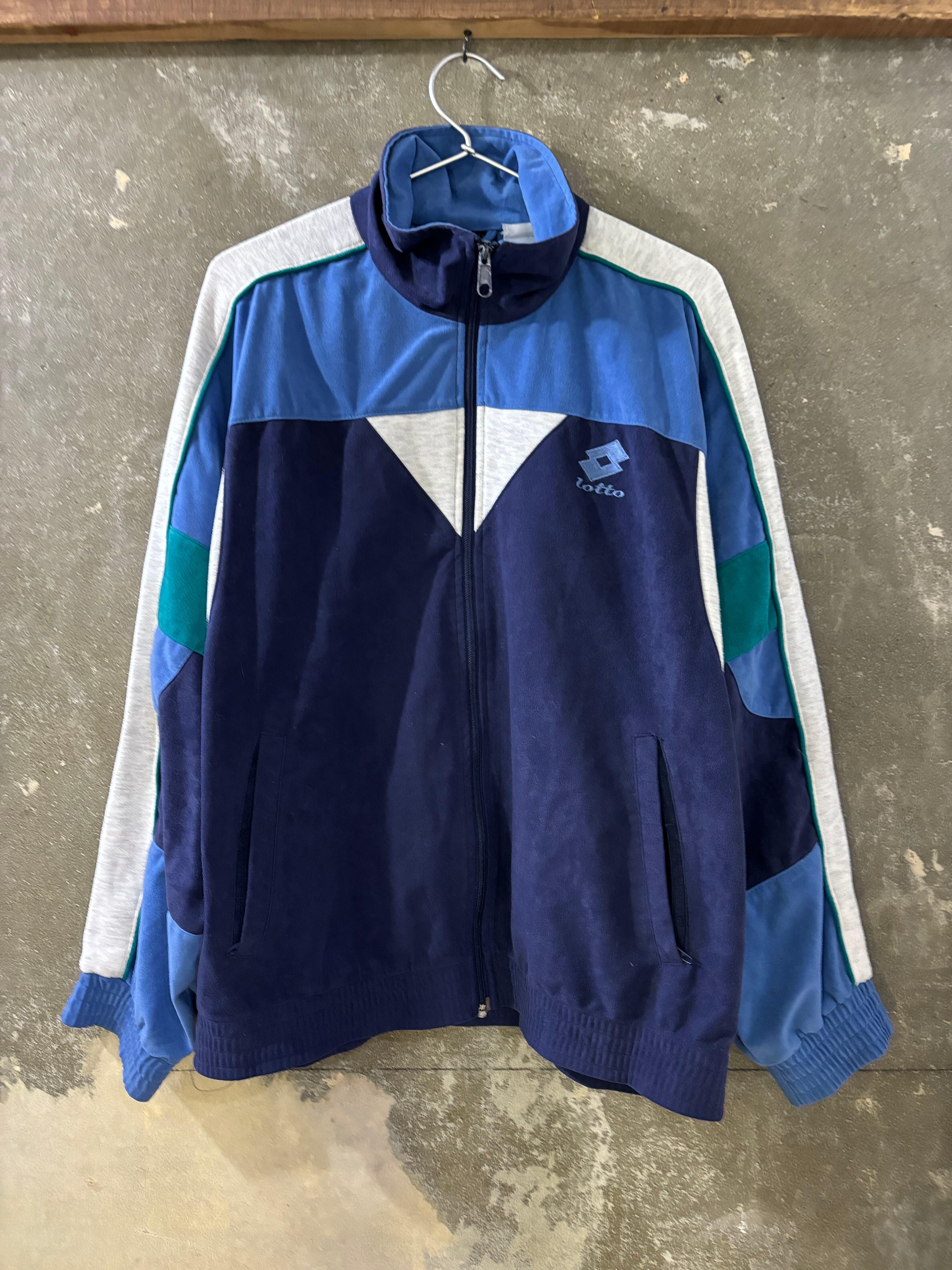 90s「Lotto」Velour Track Jacket | ragmachine 