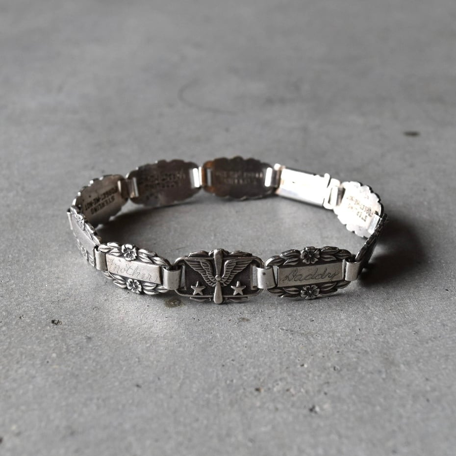 1940s WW2 USAAF SWEET HEART JEWELRY BRACELET | BUFF STOCK YARD