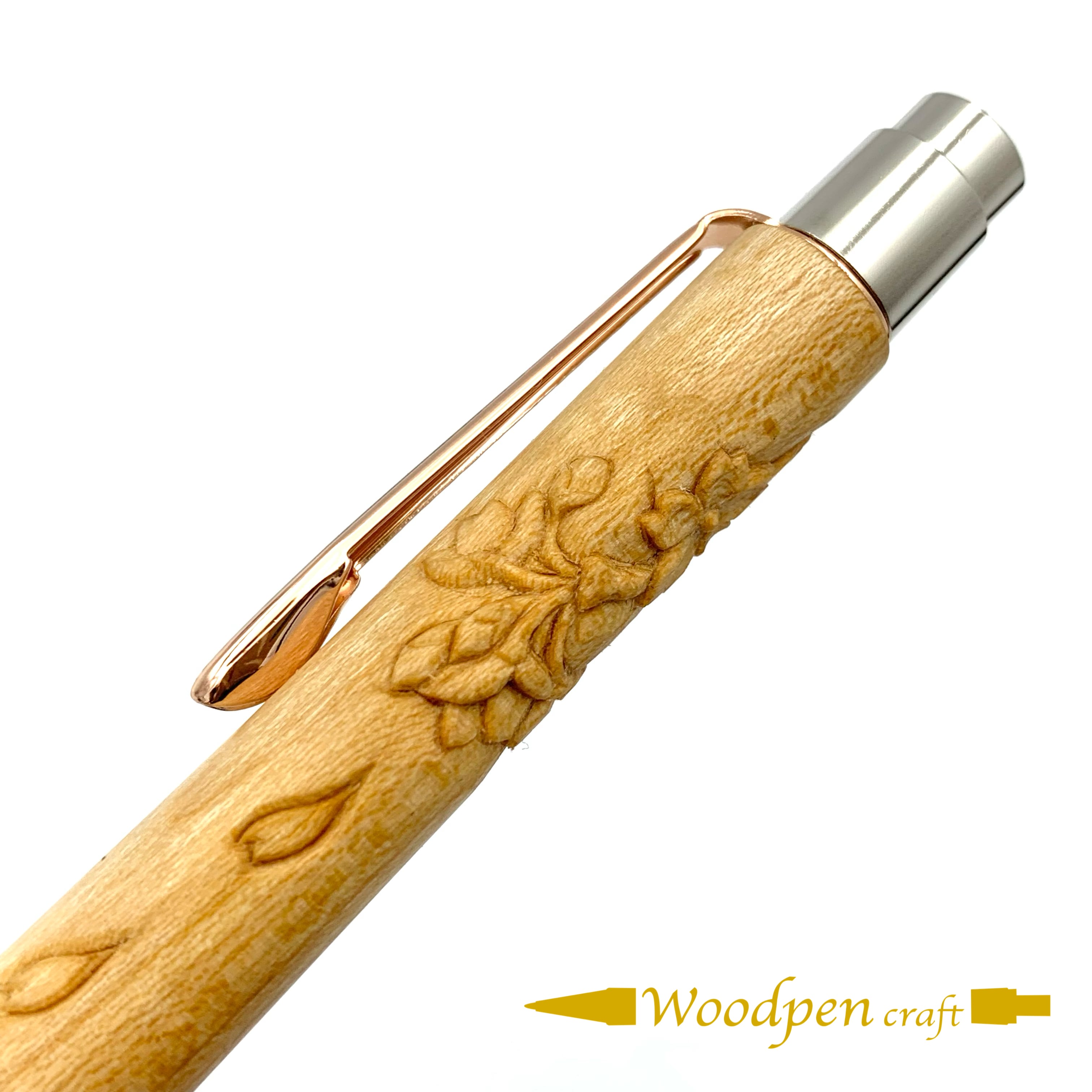 刻(きざみ)・桜-3742】ボールペン | ウッドペンクラフト