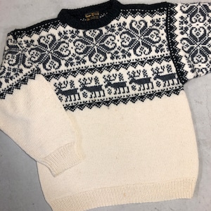 SAGA KNIT NORDIC SWEATER "MADE IN NORWAY"