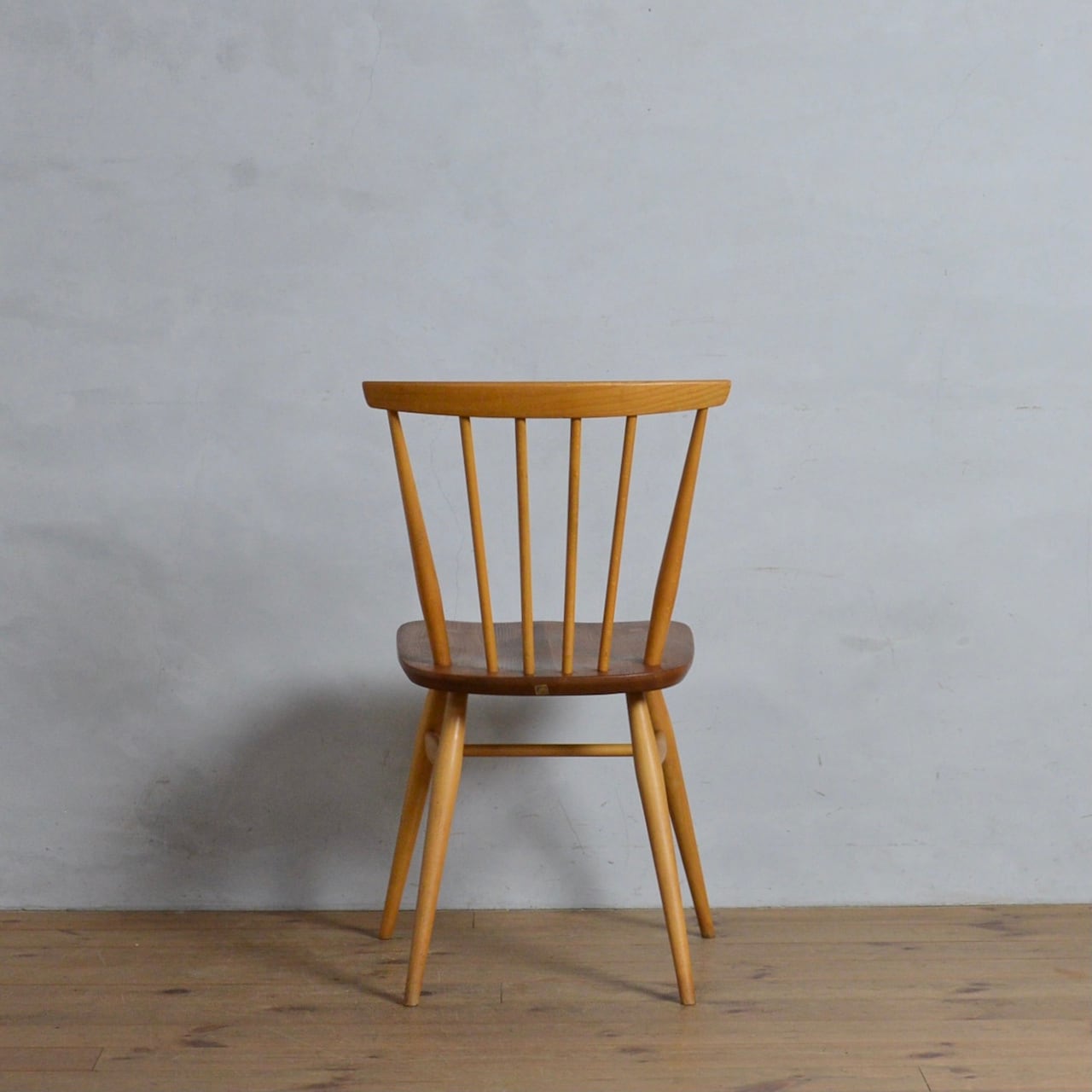 【発送の場合は即購入不可】 レア ERCOL バタフライチェア 英国 アーコール ヴィンテージ 椅子 ウィンザーチェア ダイニングチェア 木製 イギリス ビンテージ 93923 アーコール ERCOL No714 ファンバックFan-Backチェア/ブルーラベル 4脚