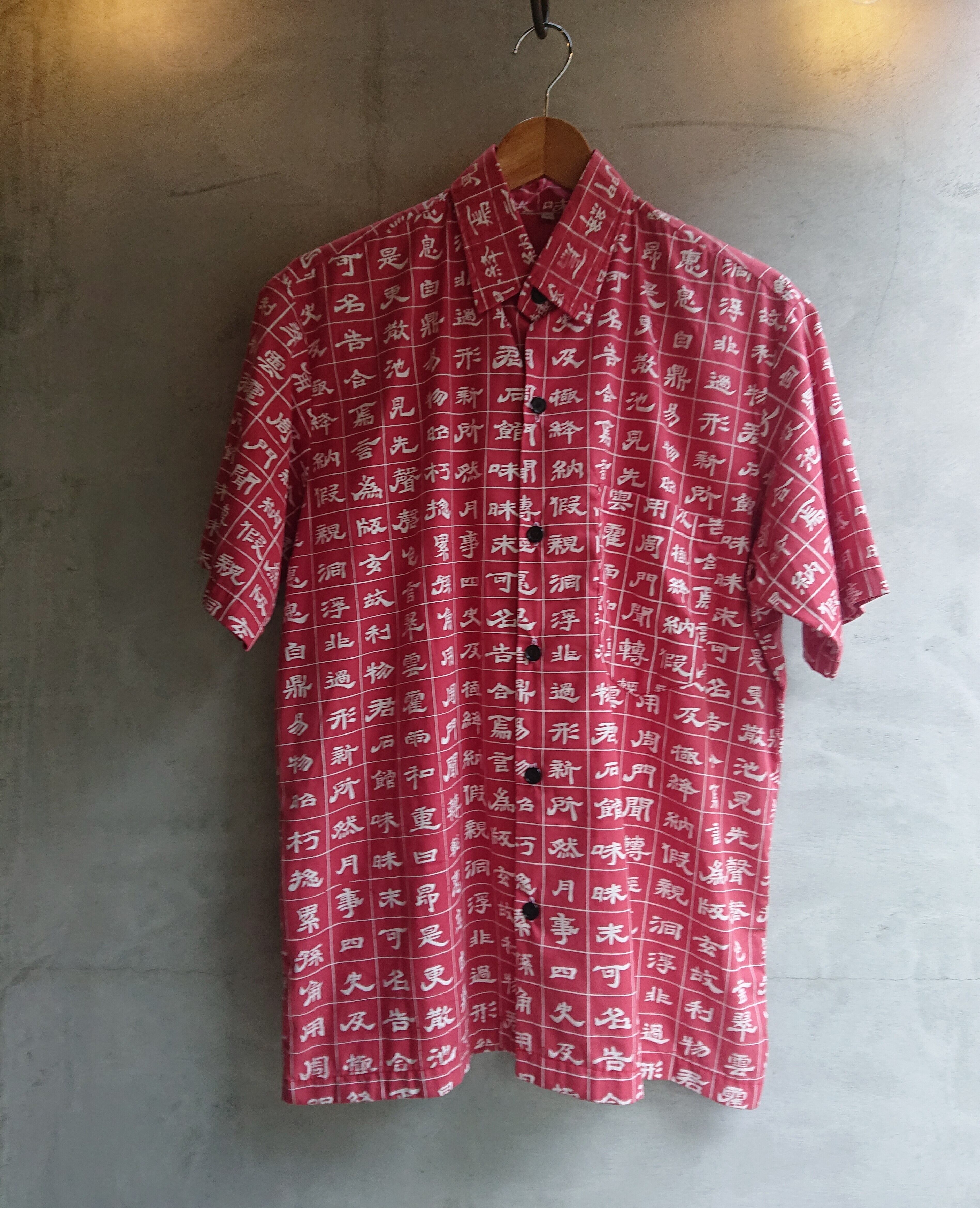 漢字PRINT S/S SHIRTS