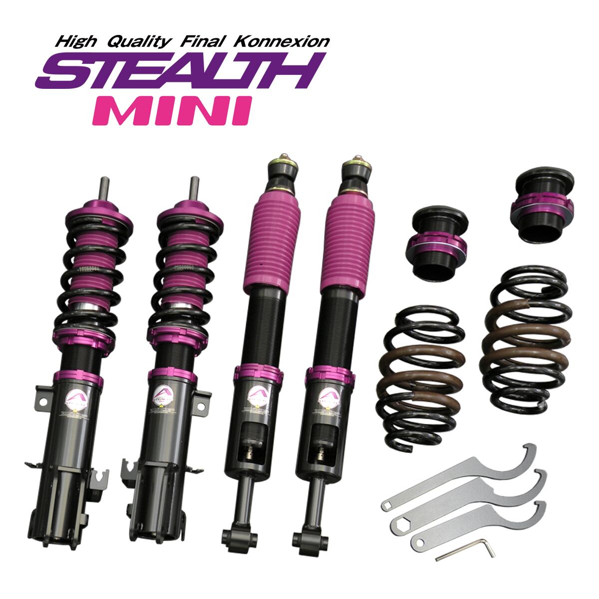 STEALTH MINI】 車高調キット SUZUKI MK53S スペーシア/スペーシア ...