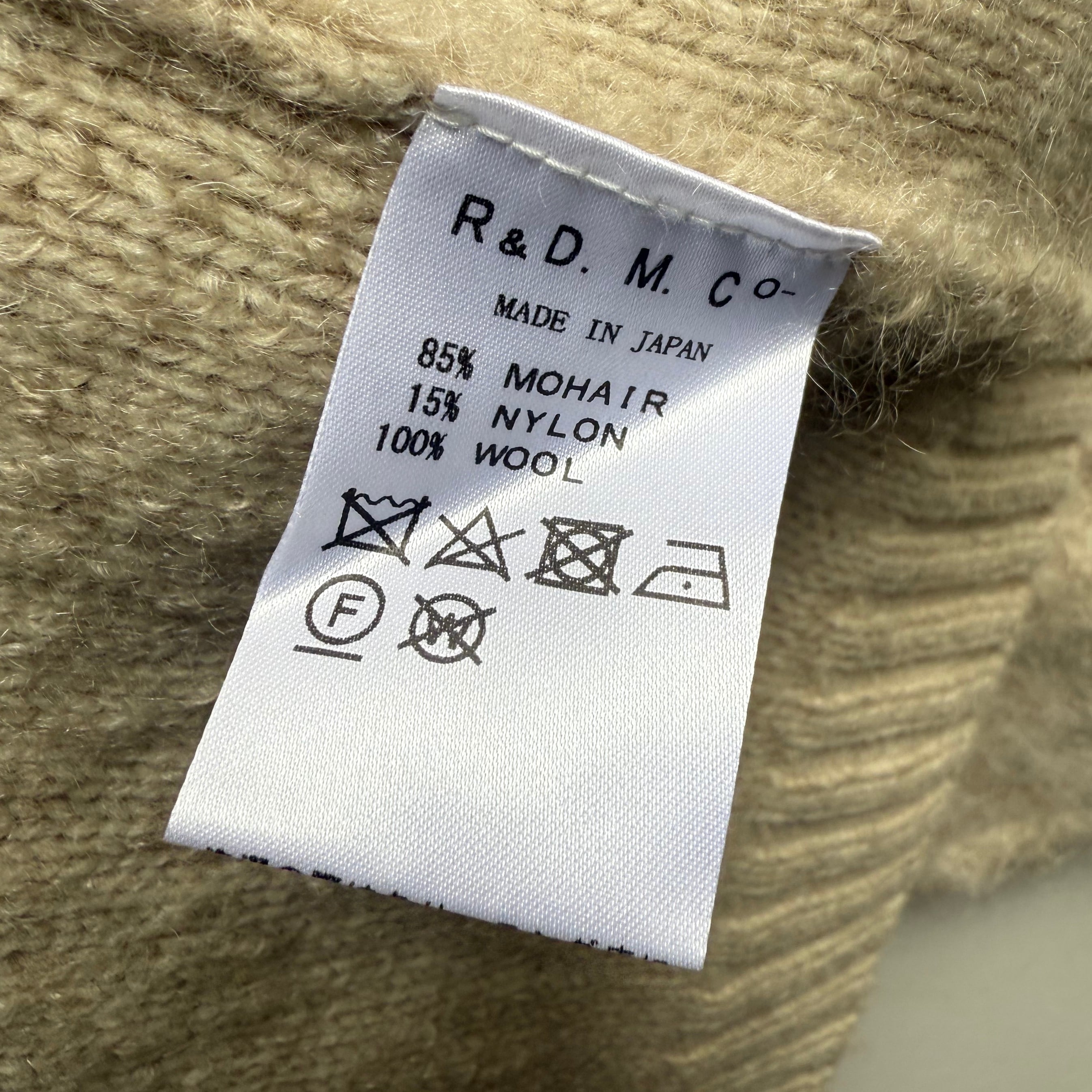 R&D.M.Co-/OLDMAN'S TAILOR オールドマンズテーラー PILE KNIT