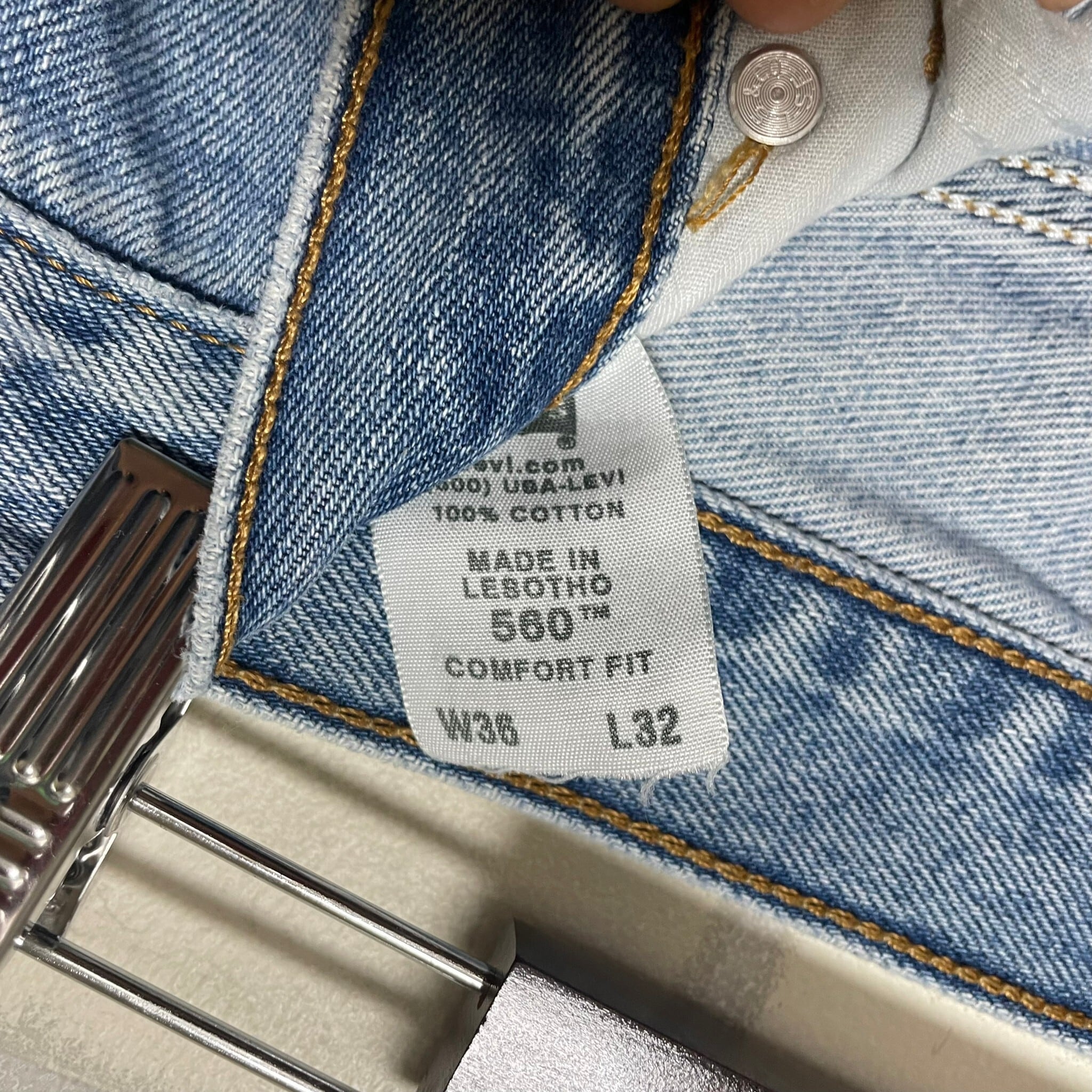 W36×L32】Levi's 560 デニムパンツ 革パッチ | 古着屋OLDGREEN