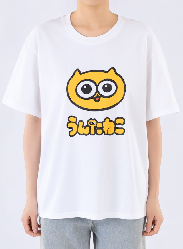 うんたねこ お顔ロゴＴシャツ
