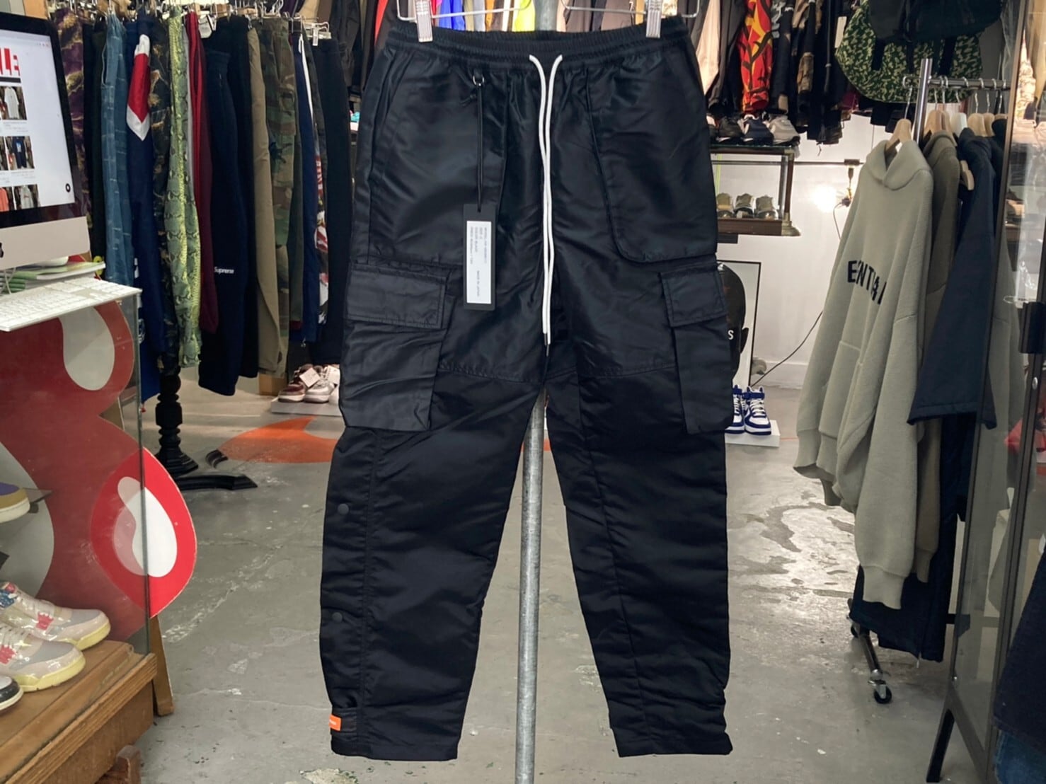 ALWAYS OUT OF STOCK ACTIVE FATIGUE PANTS BLACK SMALL 214870 ...