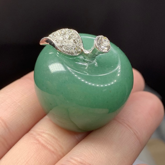 15.グリーンアップル♪アベンチュリンりんごさん♪