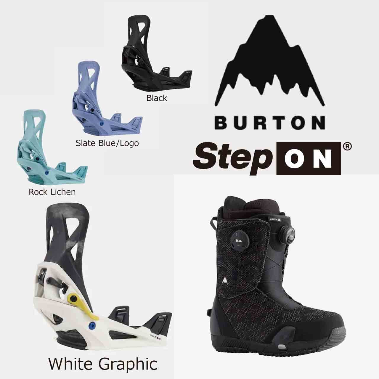 23-24年モデル BURTON .『 STEP ON 』×『 SWATH STEP ON 』. Black