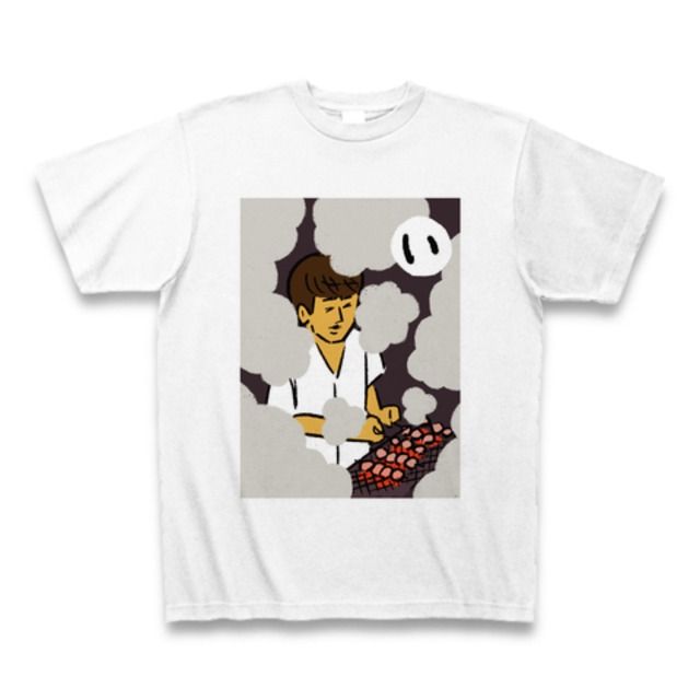 【い】「いせやのお兄さん、息できてるの?」吉祥寺かるたTシャツ(Tシャツ化人気投票《第3位》獲得!)
