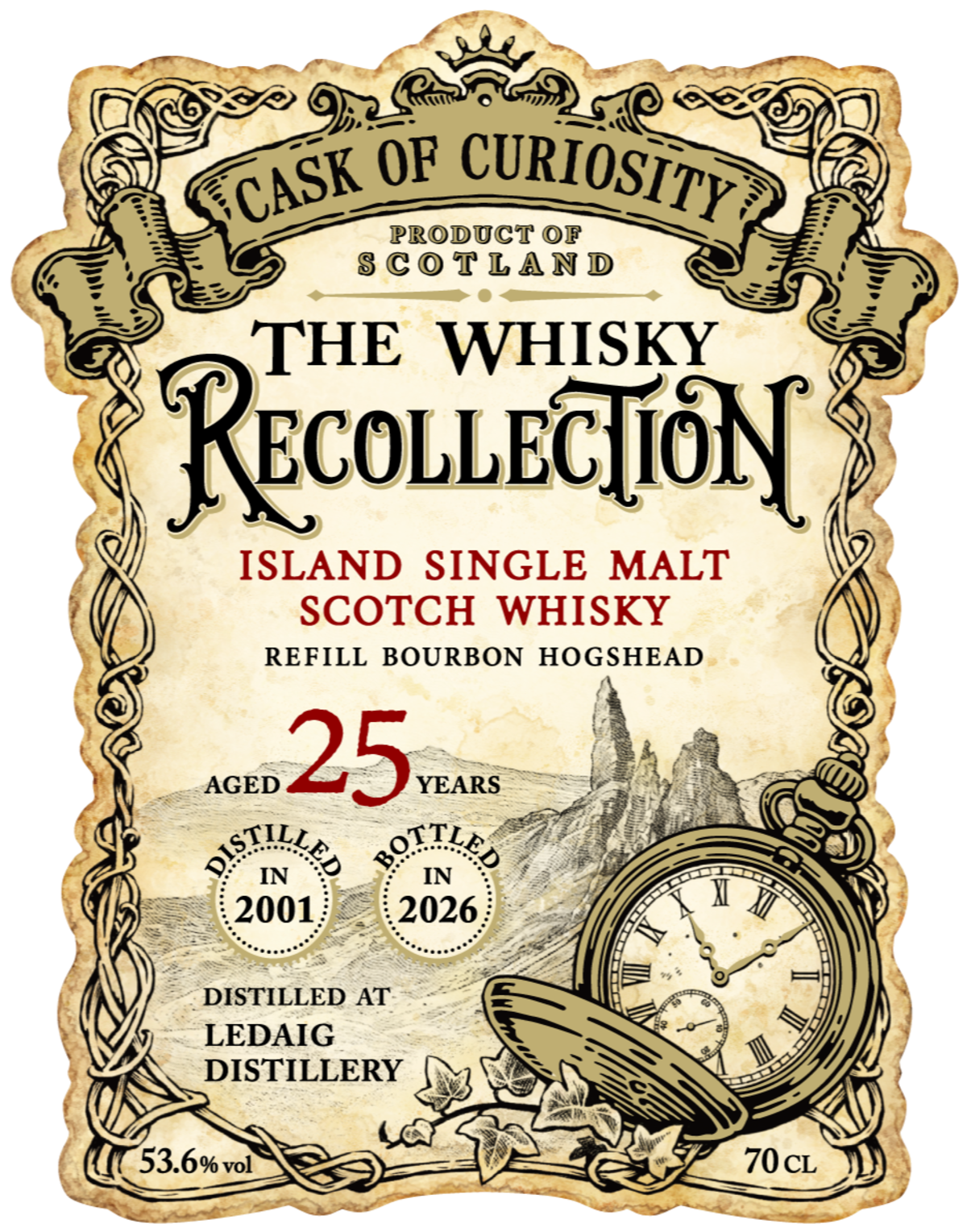 秩父令和商会PB】CoC レダイグ25年 2001-2026 Refill Bourbon Hogshead
