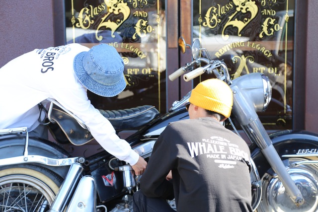 Whale & Co. ロゴ ロングスリーブTシャツ（LT01）