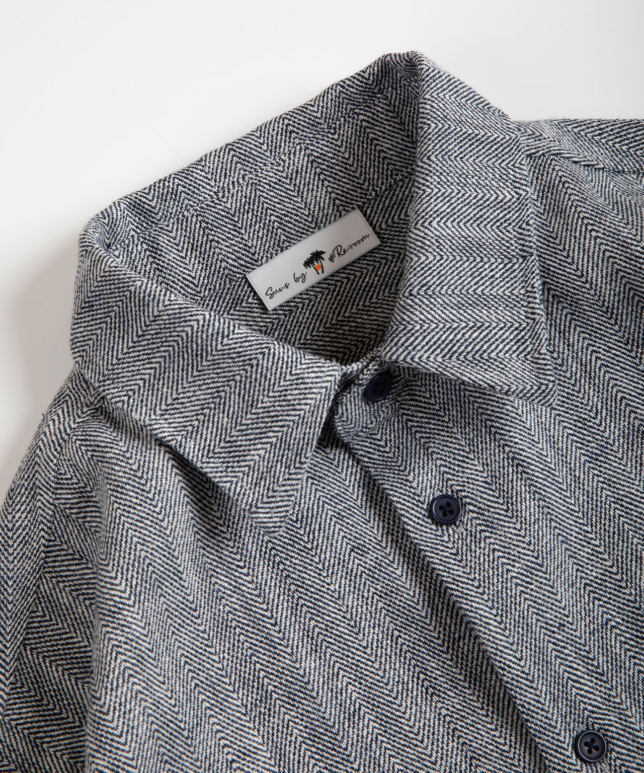 【SUNS】HERRINGBONE RESORT RELAX SHIRTS［RSS011］