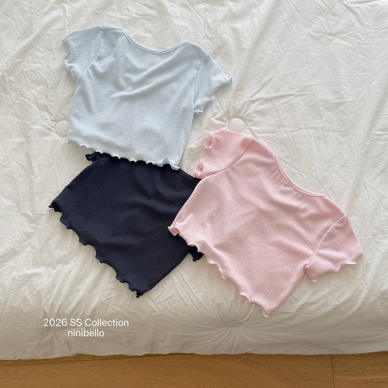 [ninibello] Mellow Eyelet Tee / [니니벨로] 멜로우아일렛티