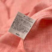 リネン100% Brooks Brothers ブルックスブラザーズ BD ボタンダウン 長袖シャツ M/ピンク系 メンズ