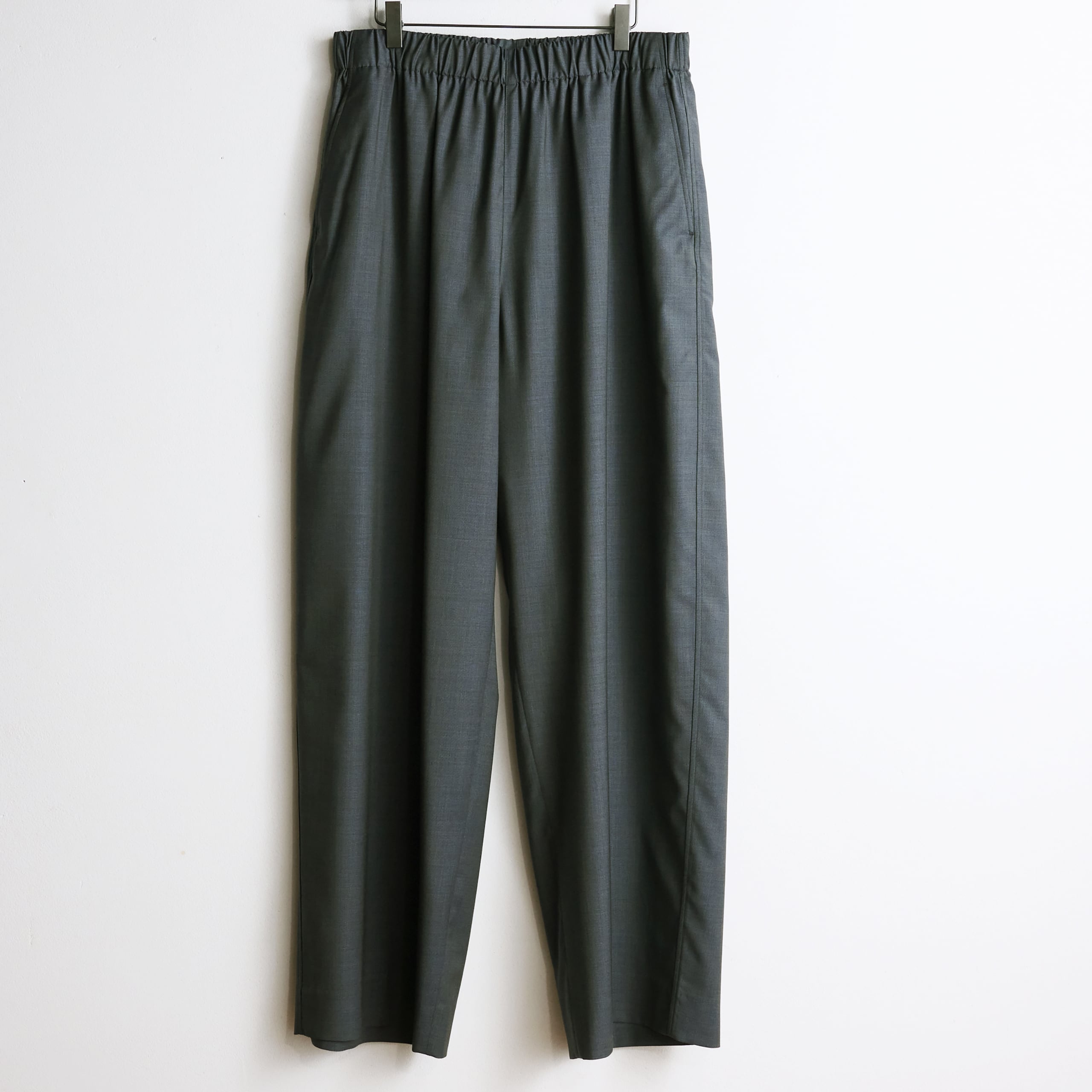 LOEFF ロエフ トロピカルウール ハーレムパンツ OLIVE SIZE2