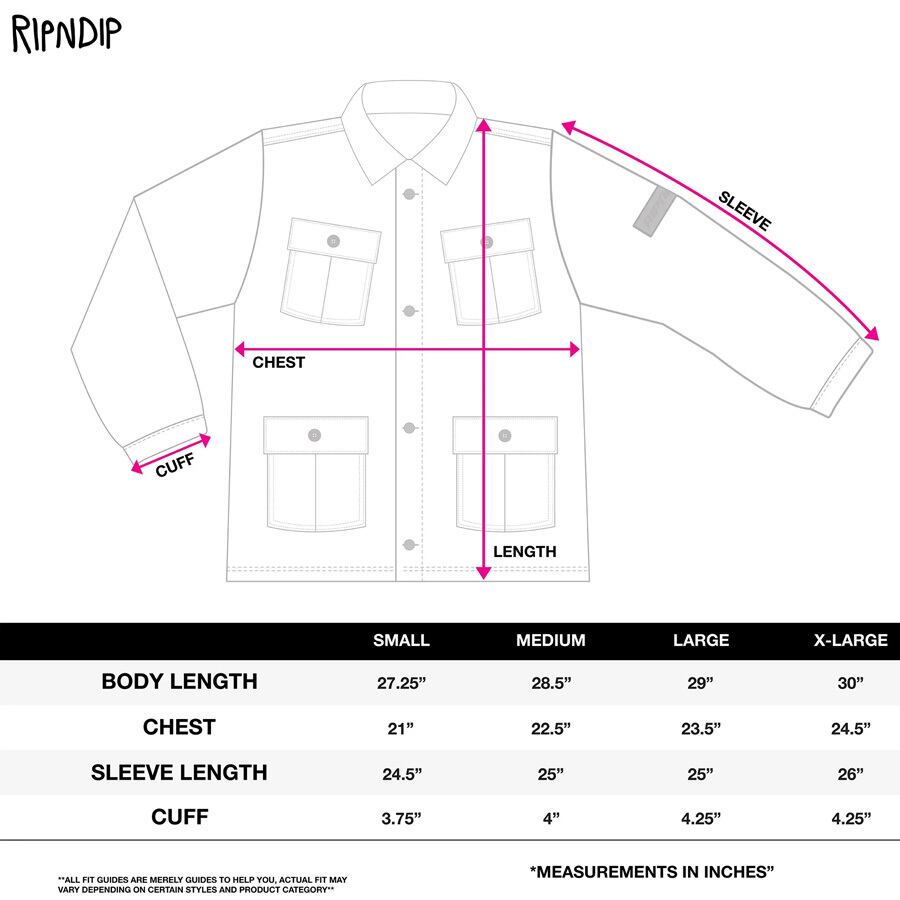 RIPNDIP Runaway Coaches Jacket PINE リップンディップ ランナウェイ
