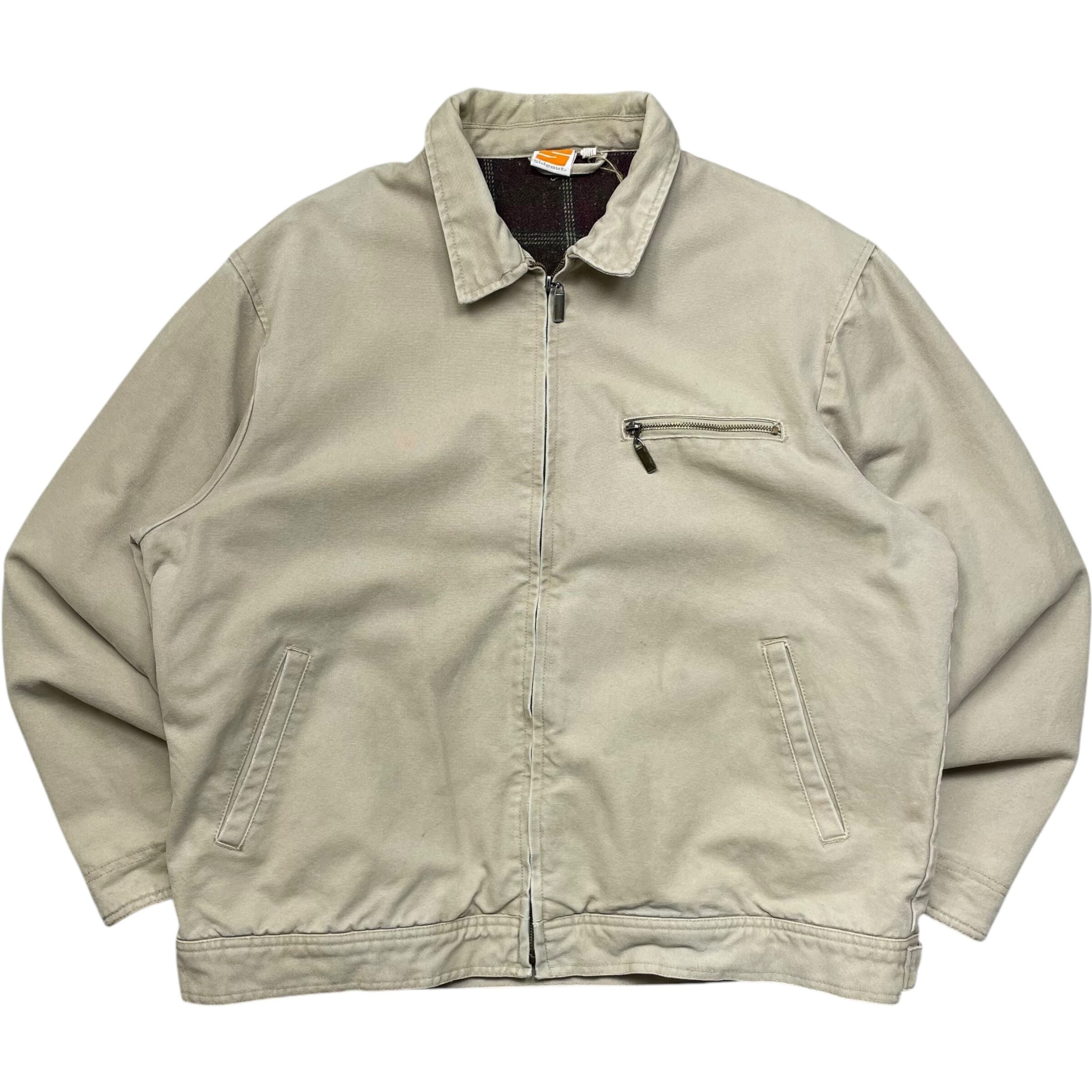 《L》sideout ダックジャケット 裏チェック ベージュ no.5738