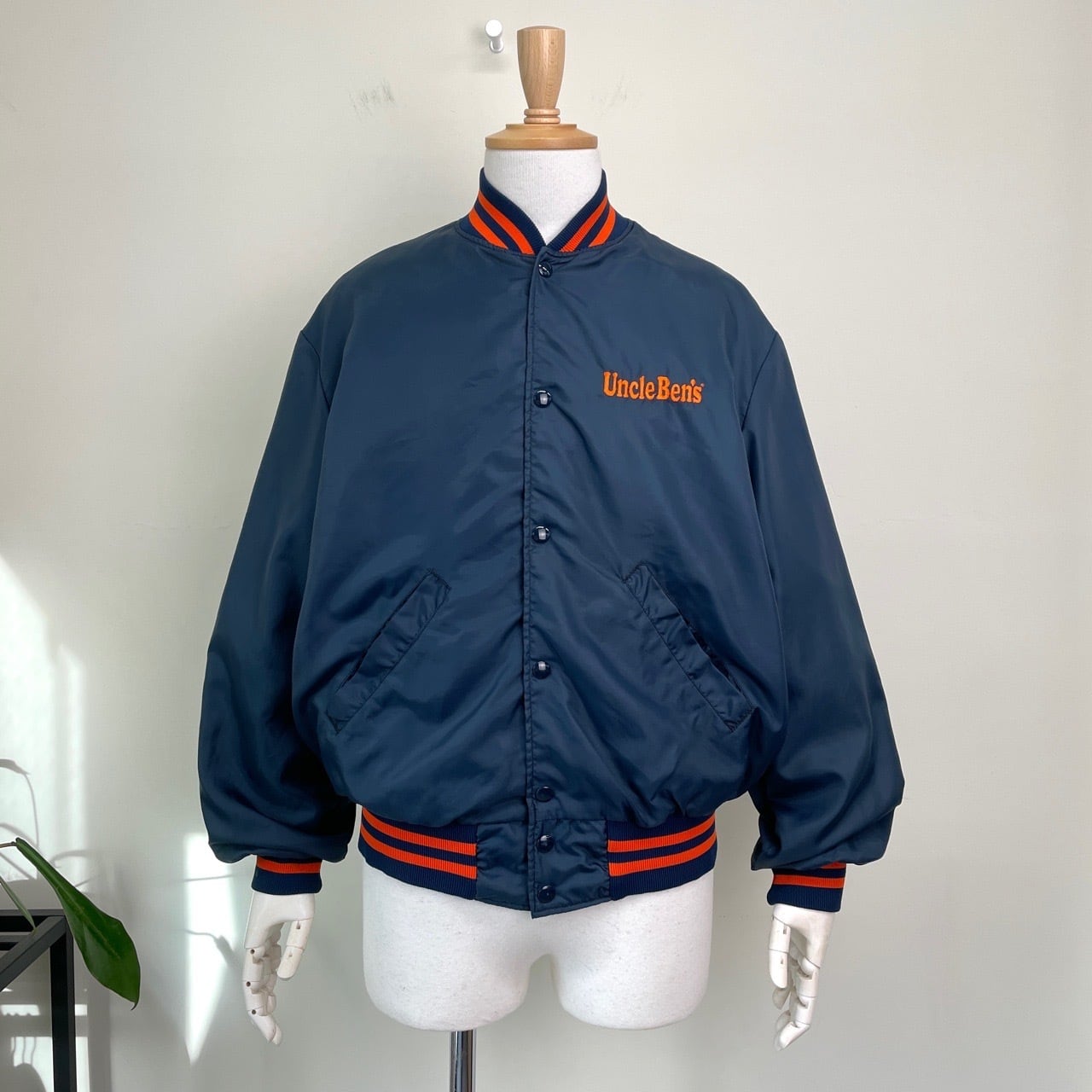 80s 90s USA製 CAT ナイロン スタジャン 黒 ブラック ヴィンテージ