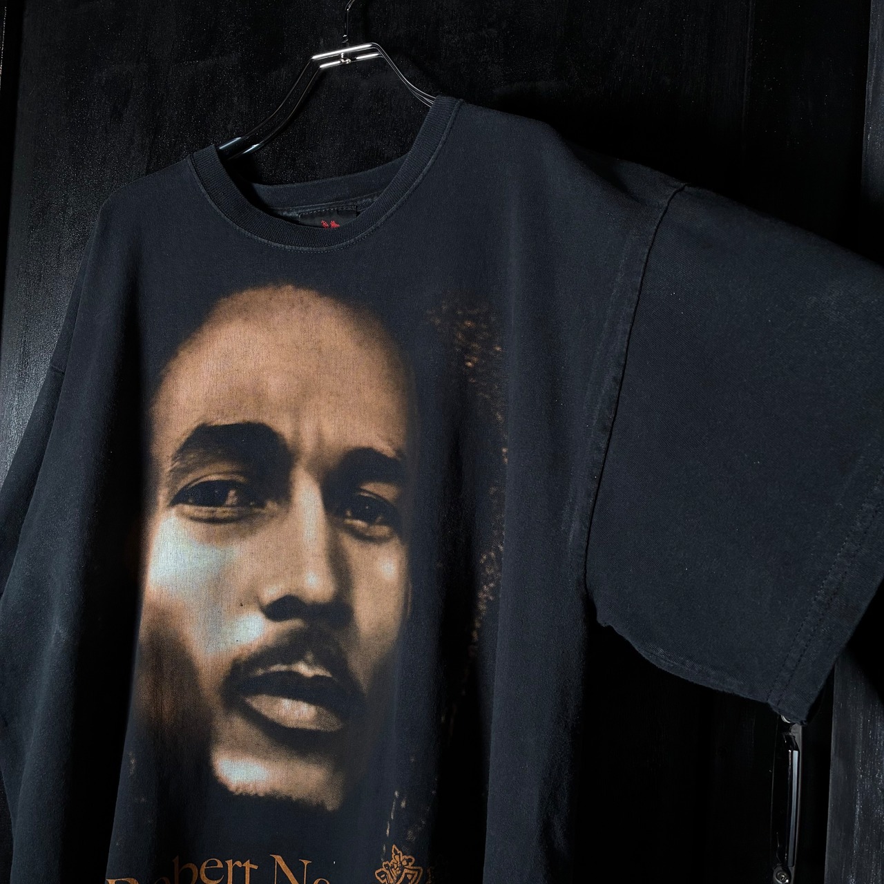 ZION 00s BOB MARLEY Tシャツ　ボブマーリー　ビッグフェイス　黒　XL