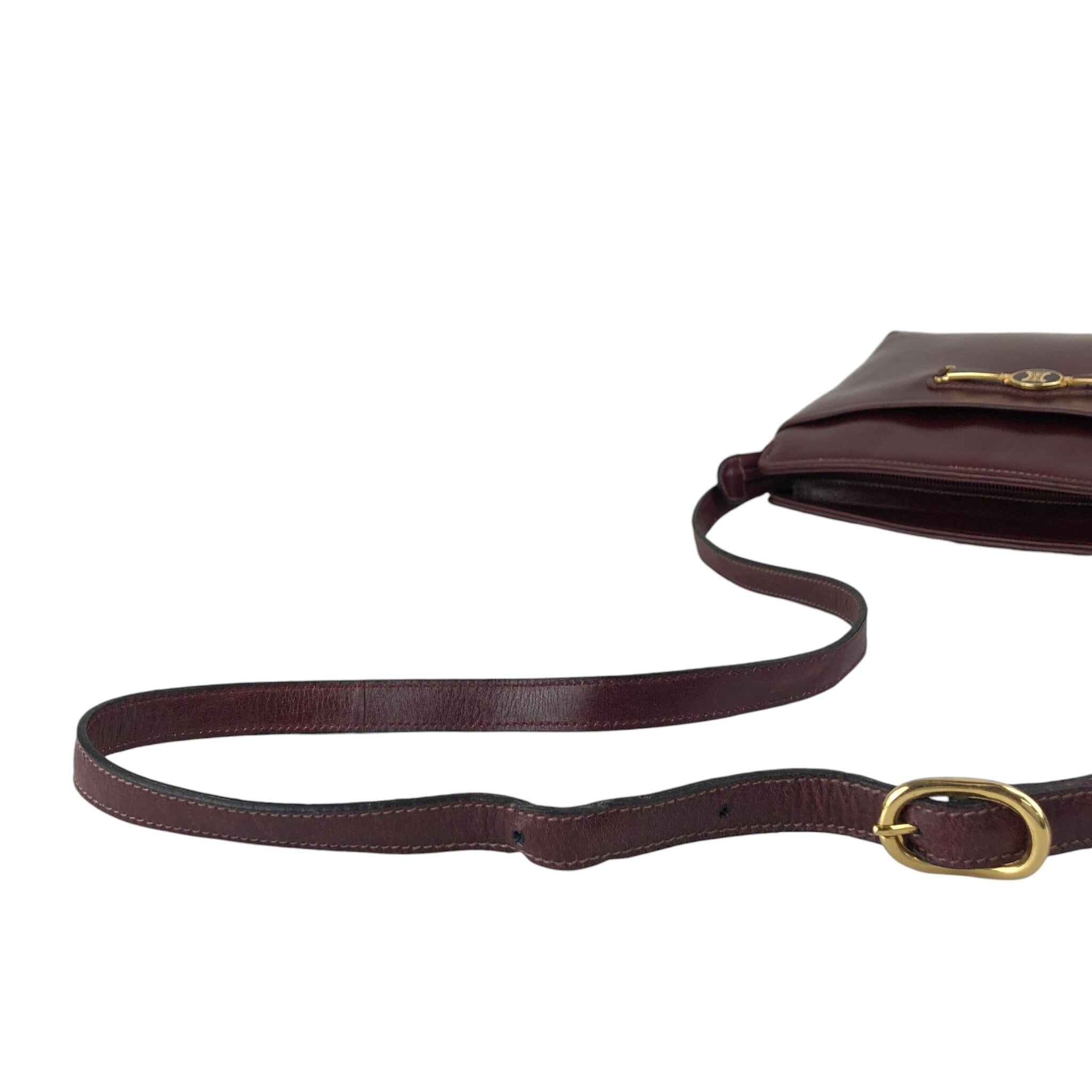 CELINE セリーヌ ショルダーバッグ ボルドー トリオンフ レザー