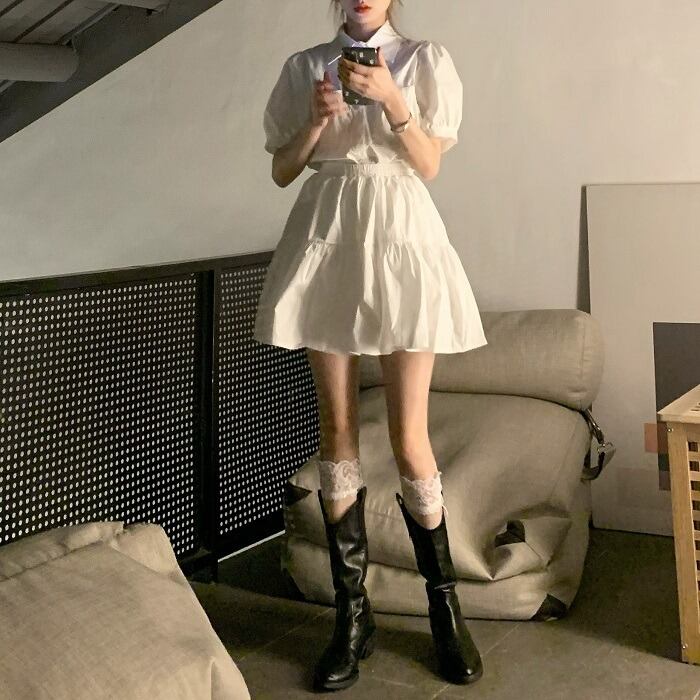 スタイルスカート スプリングカジュアル 春物 モンロー11905350552