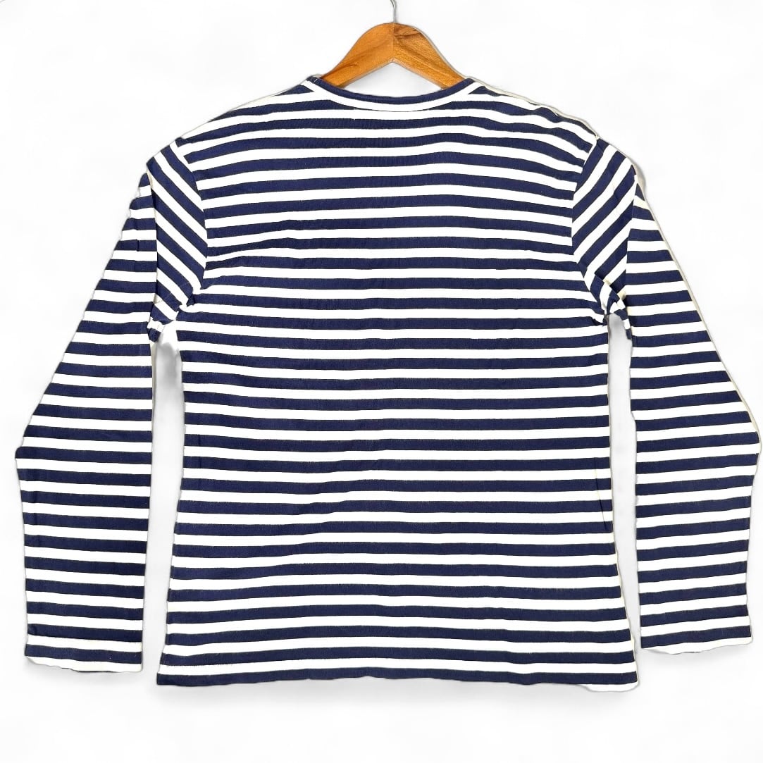 PLAY COMME des GARÇONS ストライプ長袖Tシャツ M Unisex Comme des Garcons PLAY Long Sleeve T-Shirts Stripe