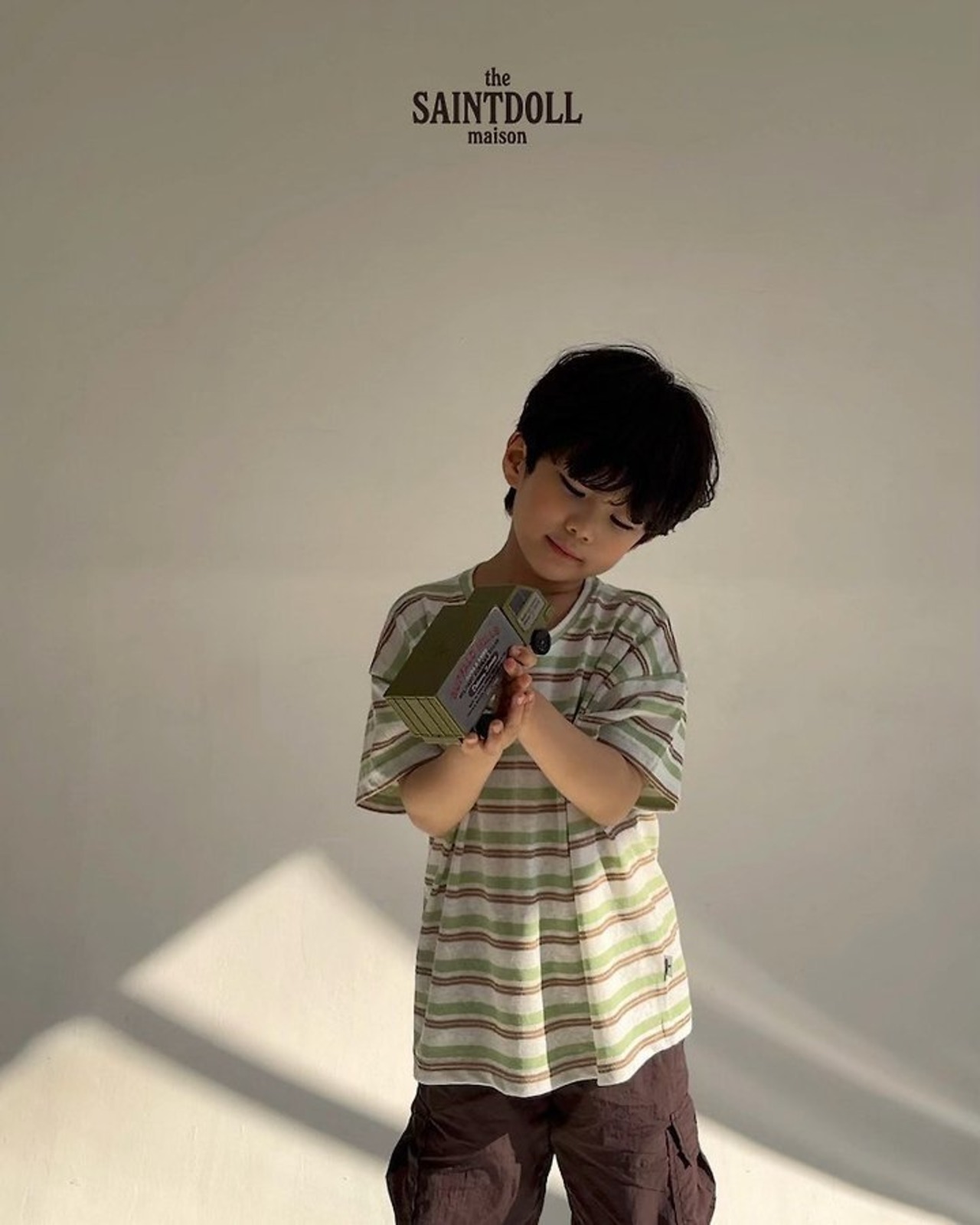 [SAINTDOLL] Cool striped tee / [세인트돌] 쿨단가라티