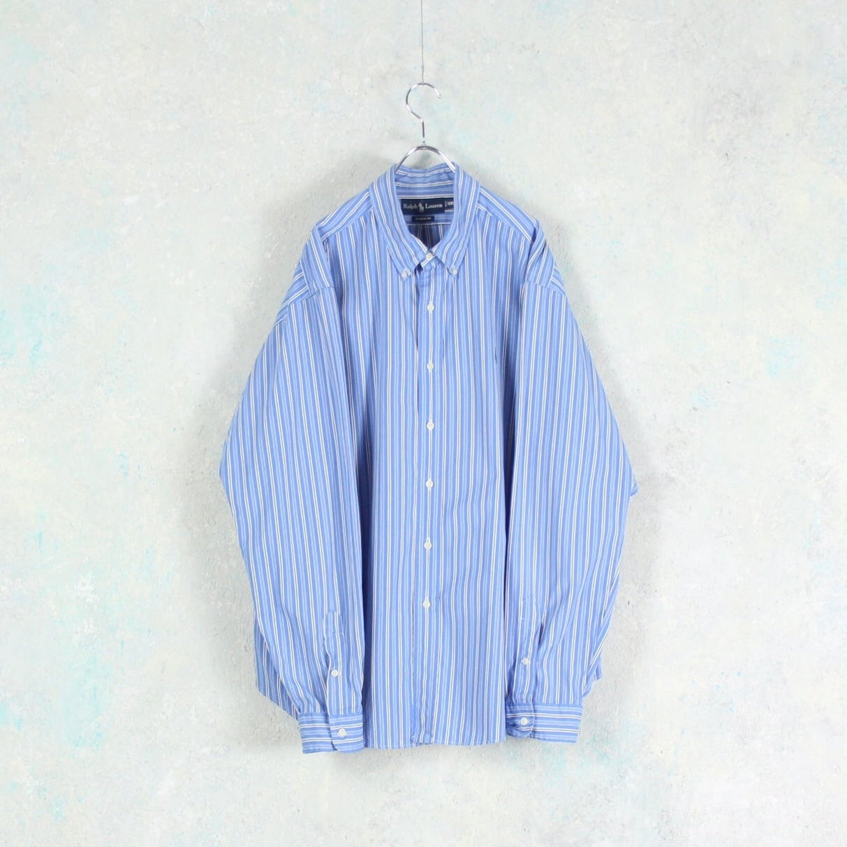 Ralph Lauren オーバーサイズ 青白ストライプシャツ【FF-3604】 | cv Ralph Lauren オーバーサイズ 青白ストライプシャツ【FF-3604】 | cv