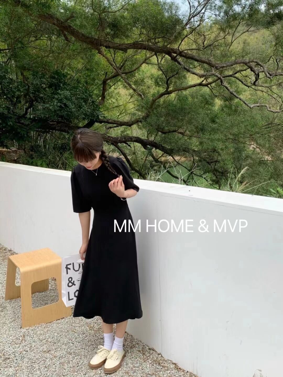 5部袖 ワンピース　AJ42441-2033