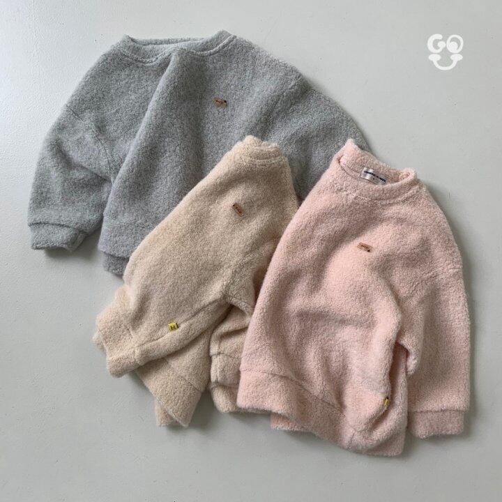 【即納】GO U フランネルプルオーバー 90~130