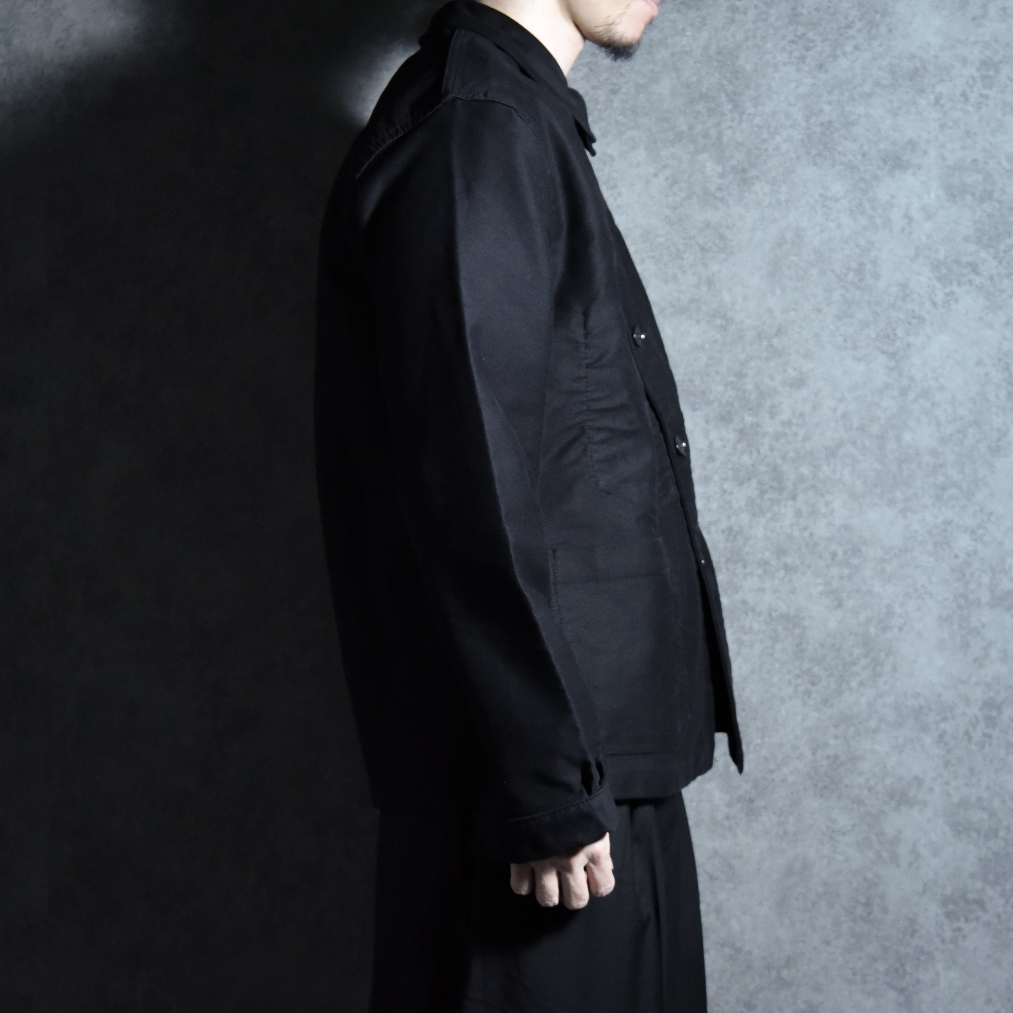 50s BEAU-FORT Black Moleskin French Work Jacket ブラック