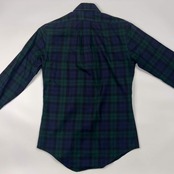 Brooks Brothers ブルックスブラザーズ REGENT NON-IRON チェック BD ボタンダウン 長袖シャツ XS/グリーン×ネイビー系 メンズ