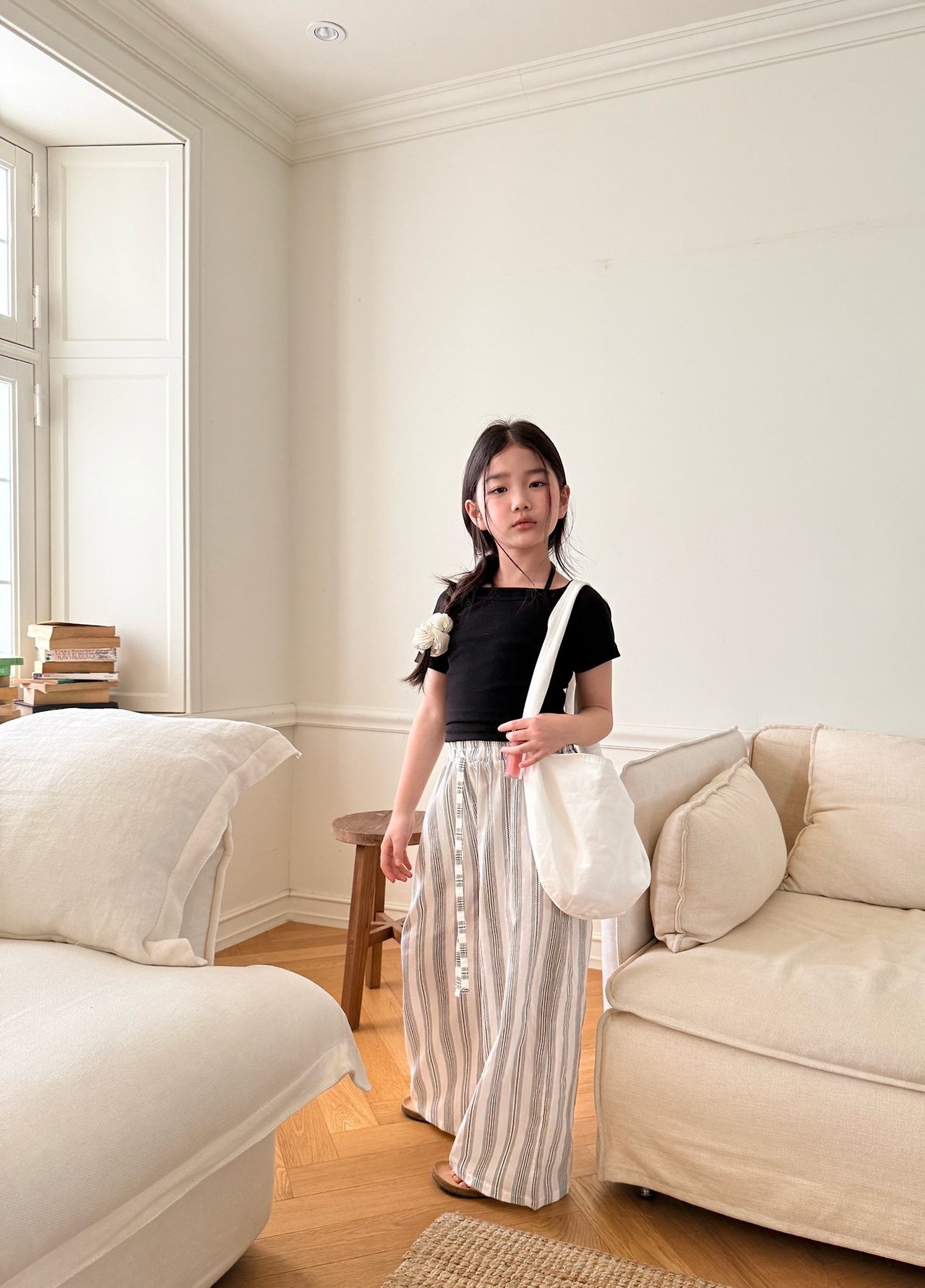 [COMMA] Strap Tee (160/170) / [콤마] 끈티 (160/170)