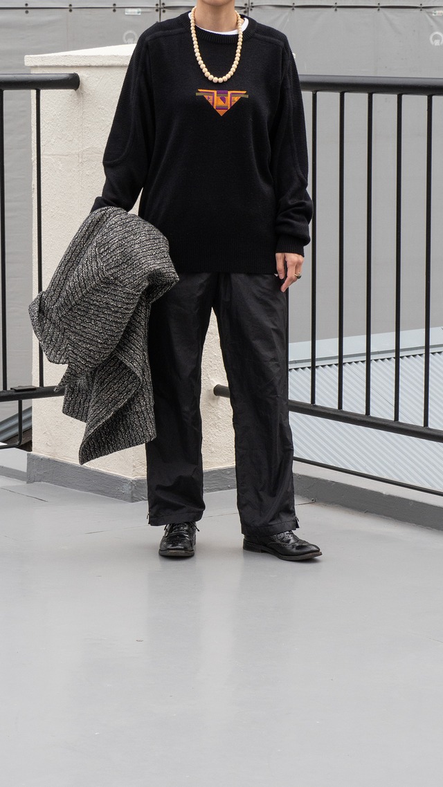 "Meister" '80s vintage Wool acrylic ski knit