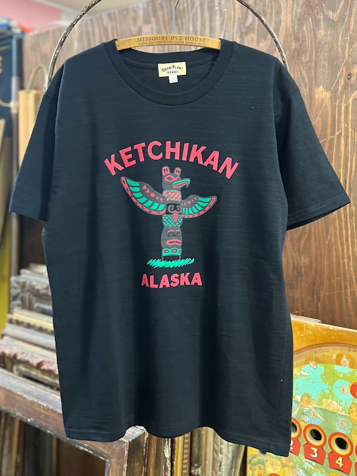 SNOW PLANT VINTAGE GRAPHIC TEE "ALASKA"