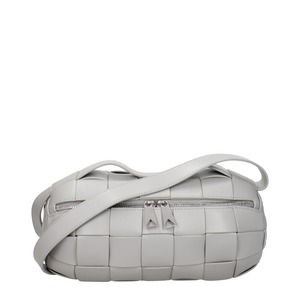 【新品】BOTTEGA VENETA ボッテガヴェネタ メンズ ハンドバッグ レザー グレー 776222VB1K01555