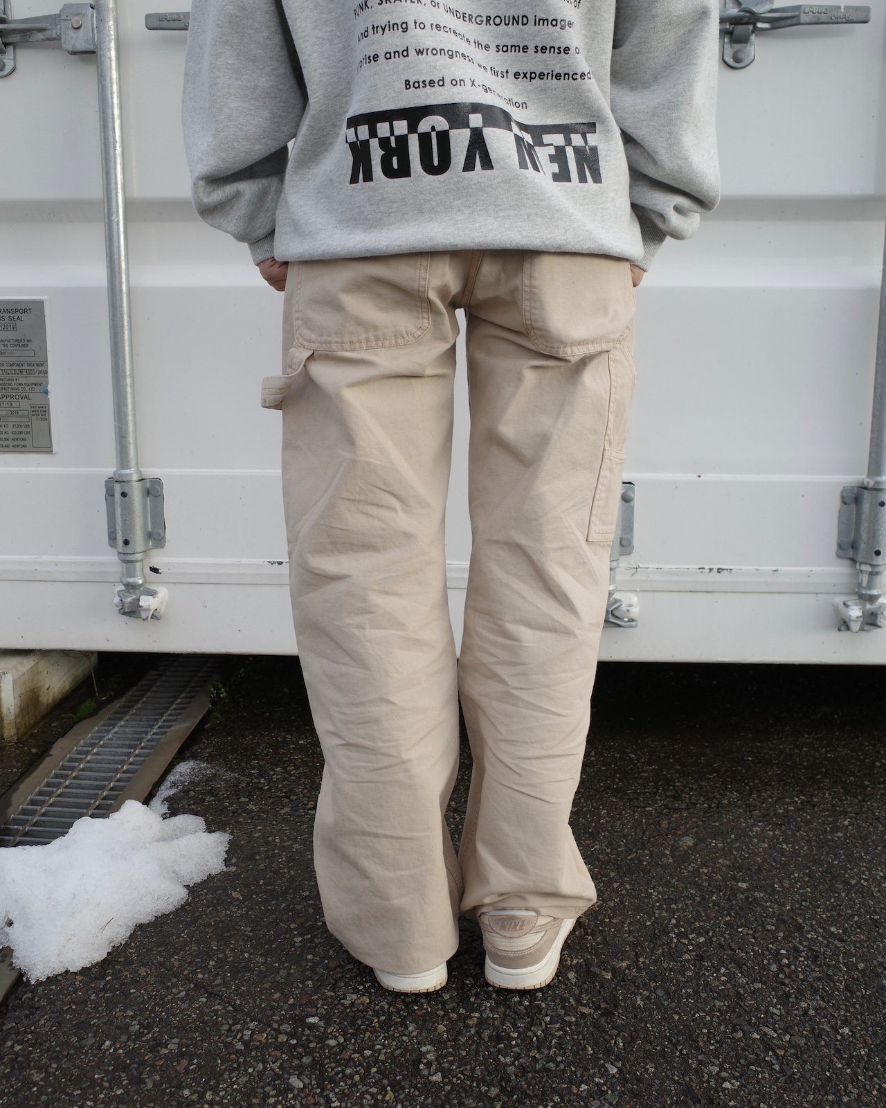 【X-girl】FACE WORK PANTS【エックスガール】