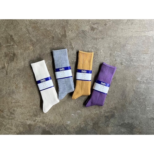 Shinzone(シンゾーン) 『WOOL RIB SOCKS』Washable Wool Rib Socks