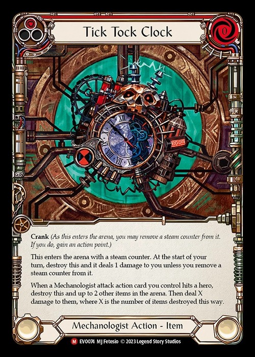 EVO074【EN】【Mechanologist】Tick Tock Clock 画像