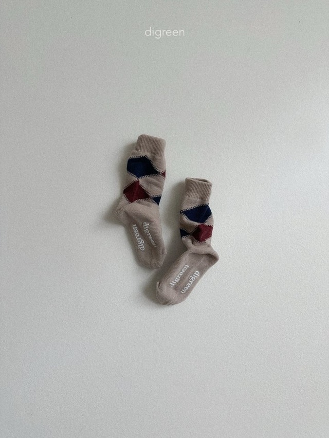 digreen25wn_Argyle Socks